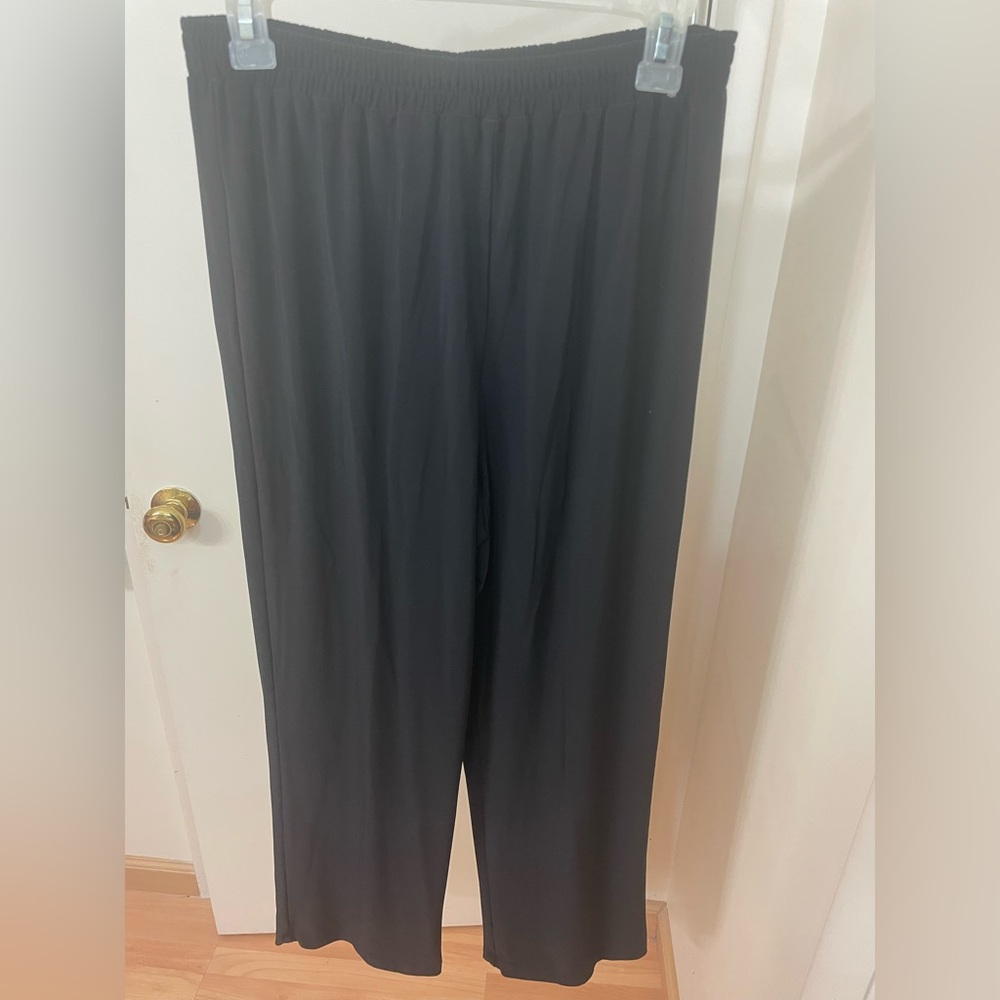 Alfred Dunner Classic Black Pants 12 Petite
